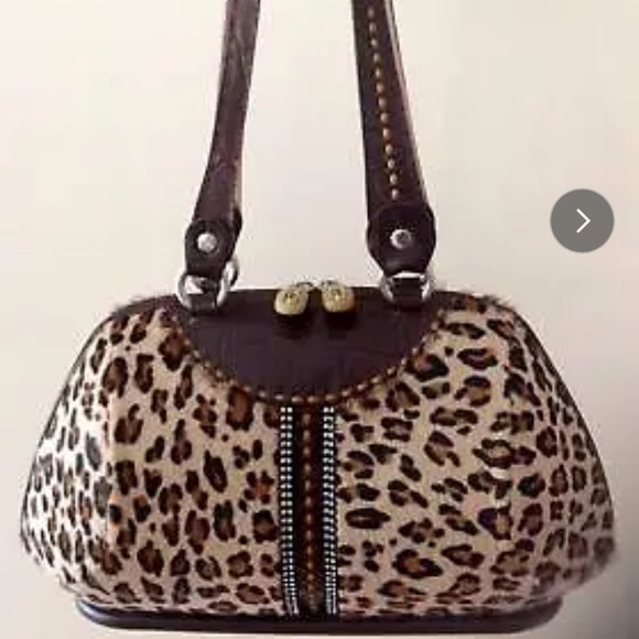 80’s Leather and Armadillo Handbag by Alaluna Spain main image 0